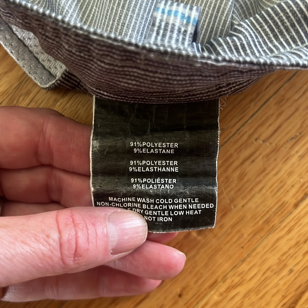 Sz38 O'Neill Gray and Blue Flat Front Shorts - Picture 5 of 5